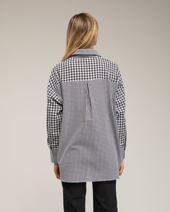 Camisa de cuadros vichy oversize - Image 2