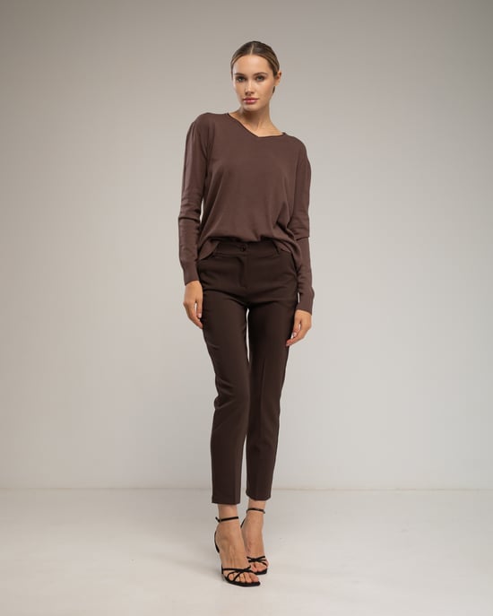 Pantalones de vestir ajustados y de corte recto - Image 4