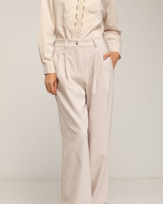Pantalones de vestir de corte recto - Image 4