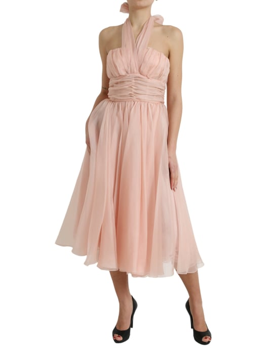 Vestido Aline con Cuello Halter - Image 2
