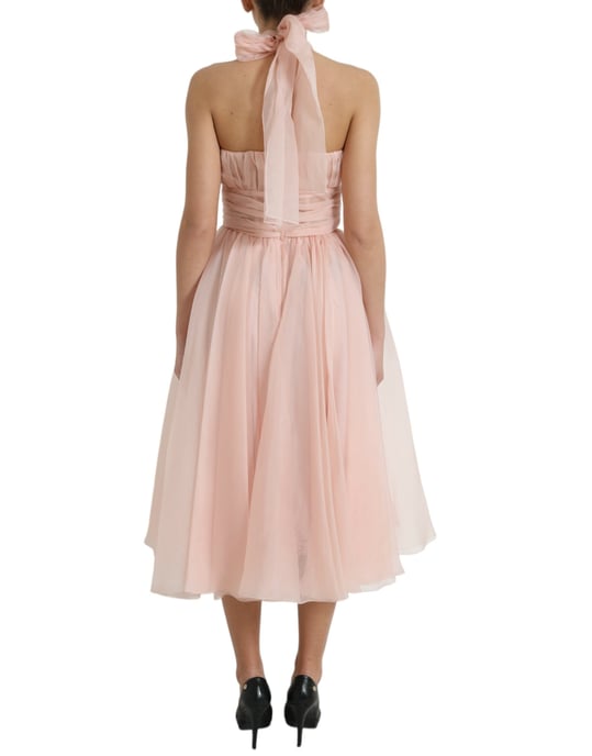 Vestido Aline con Cuello Halter - Image 3
