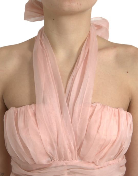 Vestido Aline con Cuello Halter - Image 4