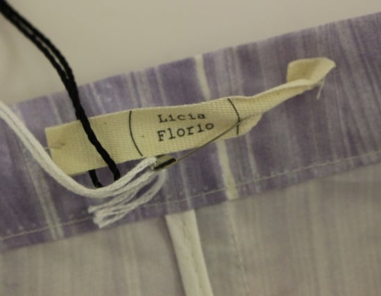 Falda Mini Envuelta Plisada Licia Florio Lavanda - Image 6