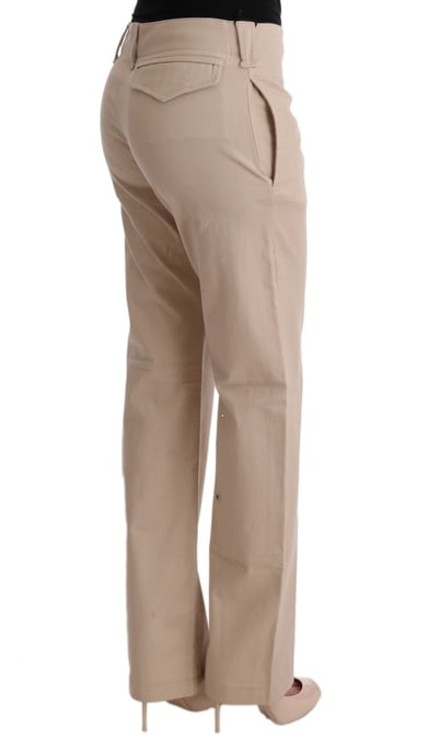 Pantalones Casuales Rectos Beige - Image 4