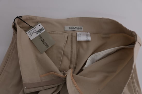 Pantalones Casuales Rectos Beige - Image 5