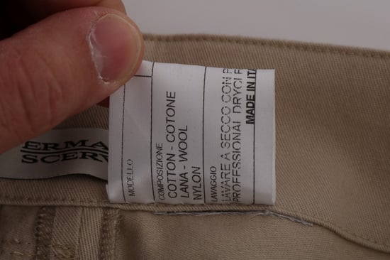Pantalones Casuales Rectos Beige - Image 6