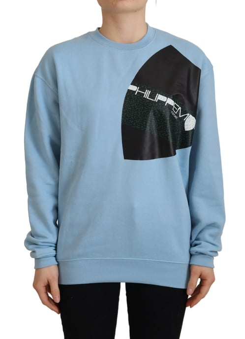 Sudadera de cuello redondo con estampado gráfico - Image 1