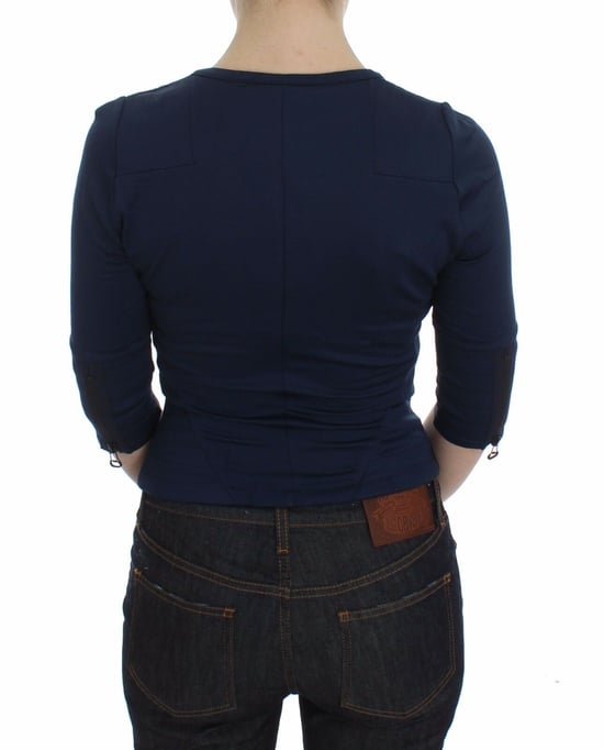 Blusa Exte con cierre y mangas tres cuartos - Image 3