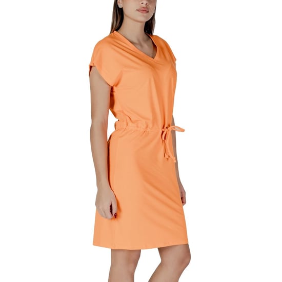 By14886 Vestido Mini Naranja - Image 3
