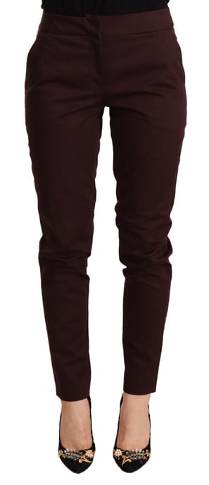 Pantalones Slimstraight Burdeos - Image 1