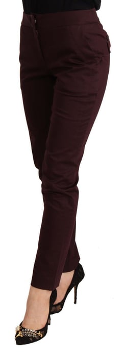 Pantalones Slimstraight Burdeos - Image 2