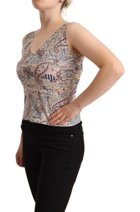 Top Sin Mangas con Estampado Paisley - Image 2