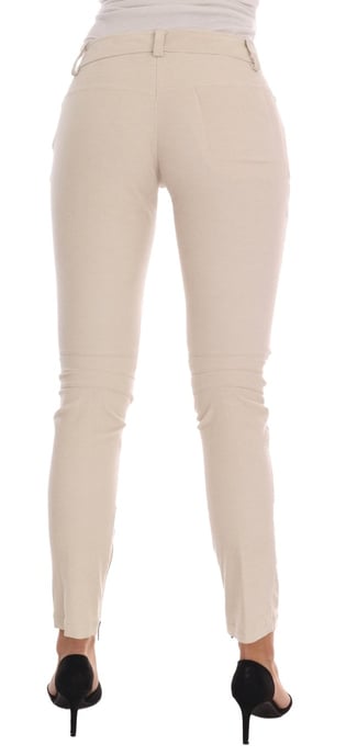 Pantalones de pana con cremallera estilo motorista - Image 3