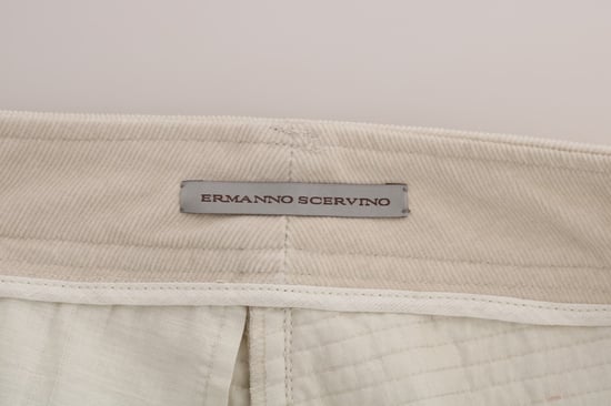 Pantalones de pana con cremallera estilo motorista - Image 5