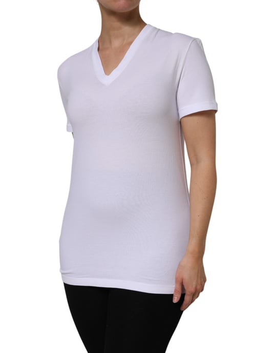 Camiseta de manga corta con escote en V - Image 3