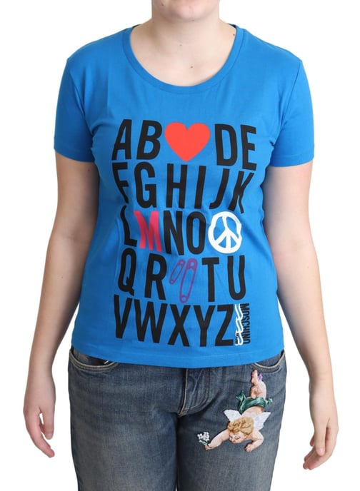 Camiseta de Manga Corta con Cuello Redondo Alphabet - Image 1