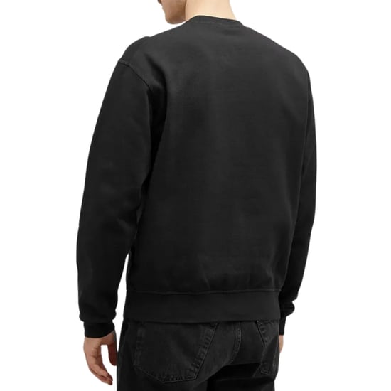 Sudadera Negra De Cuello Redondo Dsquared2 Con Logotipo Icónico Blanco Grande - Image 4