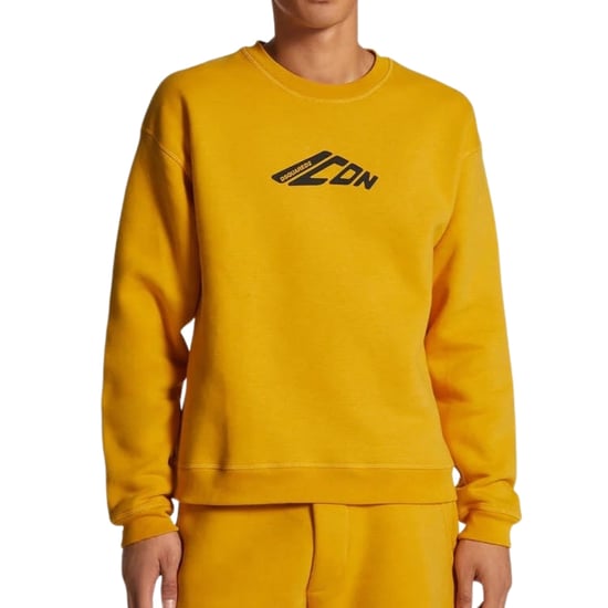 Sudadera Amarilla De Corte Relajado Icon New Generation De Dsquared2 - Image 3