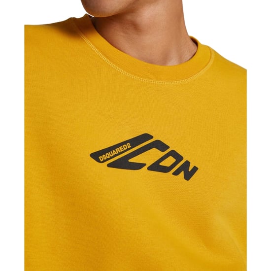 Sudadera Amarilla De Corte Relajado Icon New Generation De Dsquared2 - Image 5