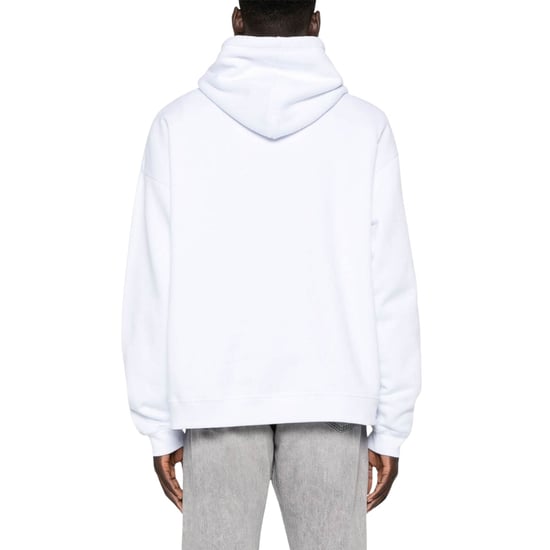 Sudadera Con Capucha Blanca Dsquared2 Con Logotipo Icónico Negro - Image 3