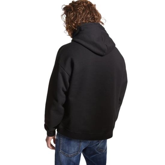 Sudadera Con Capucha Negra Relajada De Dsquared2 Con Logotipo Icónico Blanco - Image 5