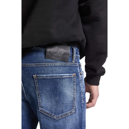 Vaqueros De Corte Regular Azul Marino Icon De Dsquared2 - Image 6