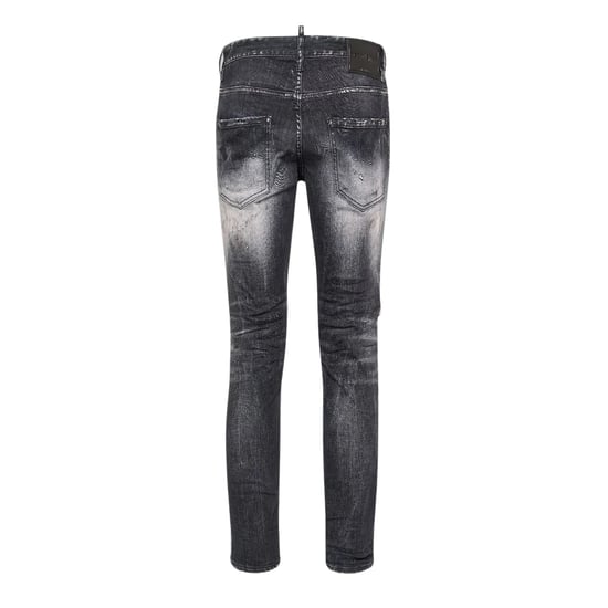 Vaqueros Skater Con Lavado Jet Set En Negro De Dsquared2 - Image 2