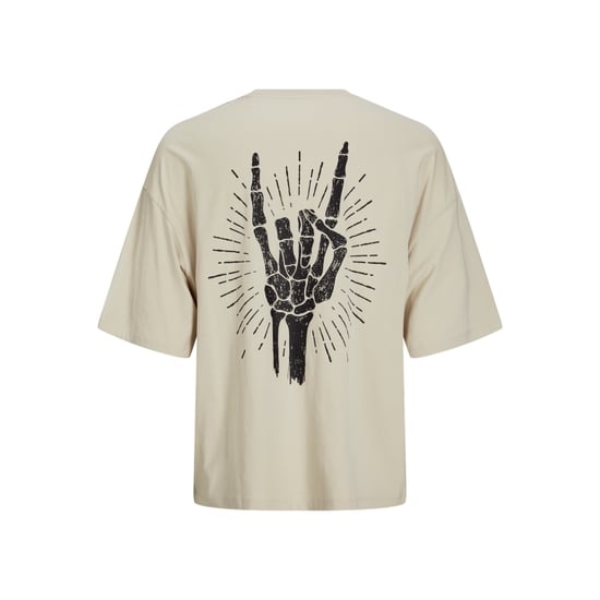 Jack & Jones Charge Oversize Fit Tee  Beige - Image 2