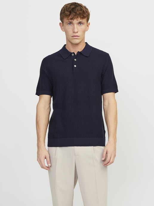 Jack & Jones Sandri Knit Polo Azul - Image 2