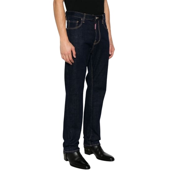 Vaqueros Dsquared2 642 Con Lavado Azul Marino Oscuro - Image 3