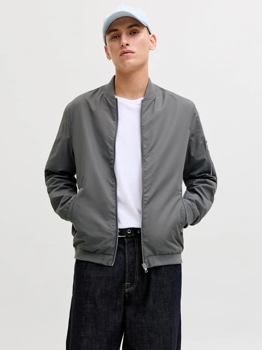 Jack & Jones Mash Bomber Gris - Image 2