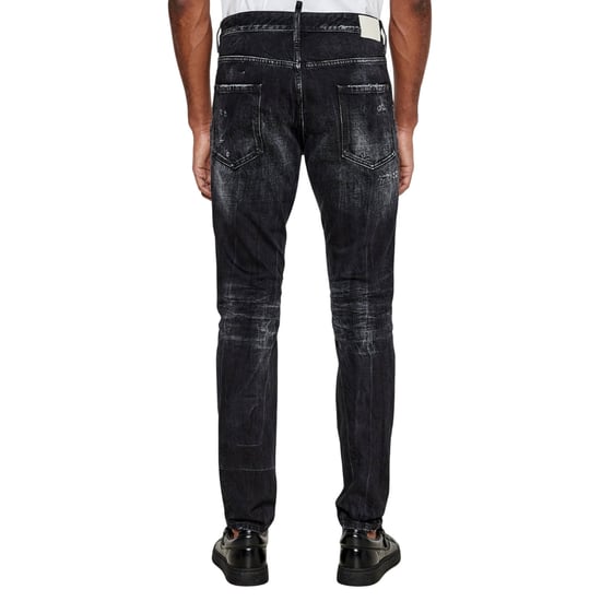 Vaqueros Cool Guy Con Lavado Warp Negro De Dsquared2 - Image 4