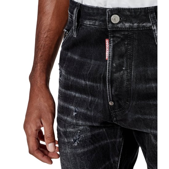Vaqueros Cool Guy Con Lavado Warp Negro De Dsquared2 - Image 5