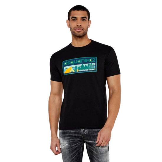 Camiseta Negra "la Aventura Te Llama" De Dsquared2 - Image 3