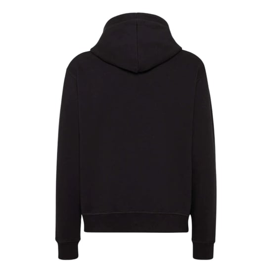 Sudadera Negra Con Capucha Y Parche De Hoja De Arce De Dsquared2 - Image 2