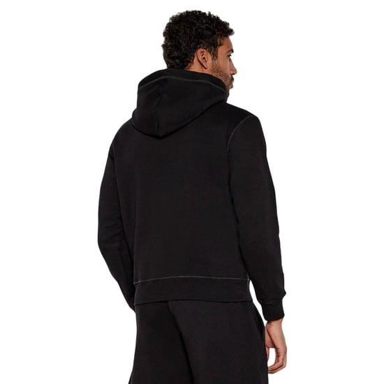 Sudadera Negra Con Capucha Y Parche De Hoja De Arce De Dsquared2 - Image 4