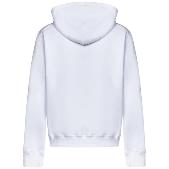 Sudadera Con Capucha Blanca Con Logotipo Pequeño De Milán De Dsquared2 - Image 2