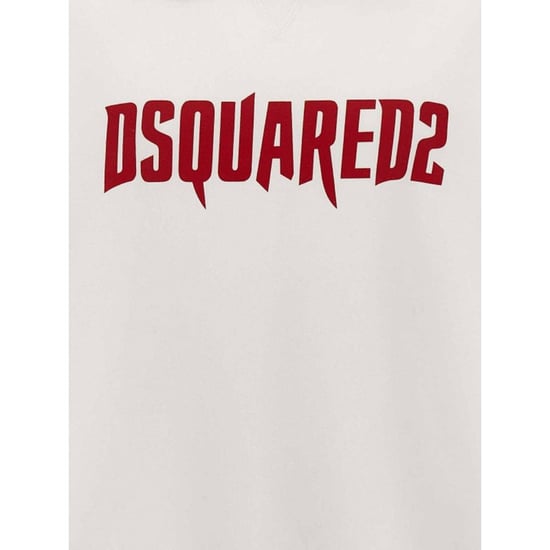 Sudadera Blanca Con Capucha Y Logotipo De Terror De Dsquared2 - Image 3