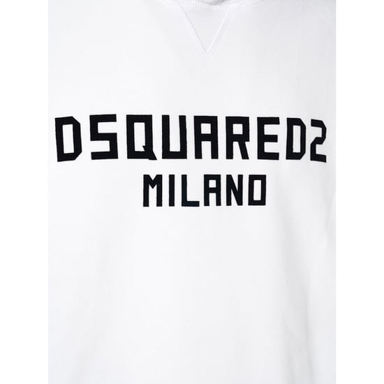 Sudadera Con Capucha Blanca De Corte Cool Con El Logotipo De Milano De Dsquared2 - Image 5