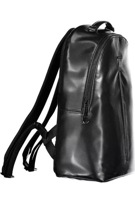 Mochila Clave de Cuero Negro - Image 3
