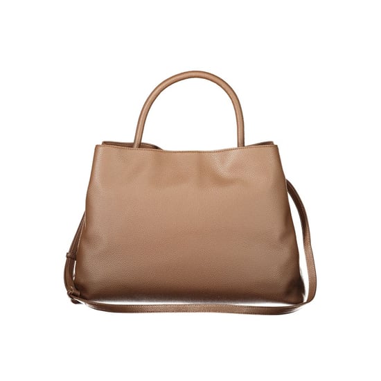 Bolso de mano caramelo con cierre de cremallera - Image 2