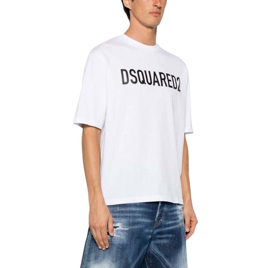 Camiseta Blanca Con Logotipo Llamativo De Dsquared2 - Image 3