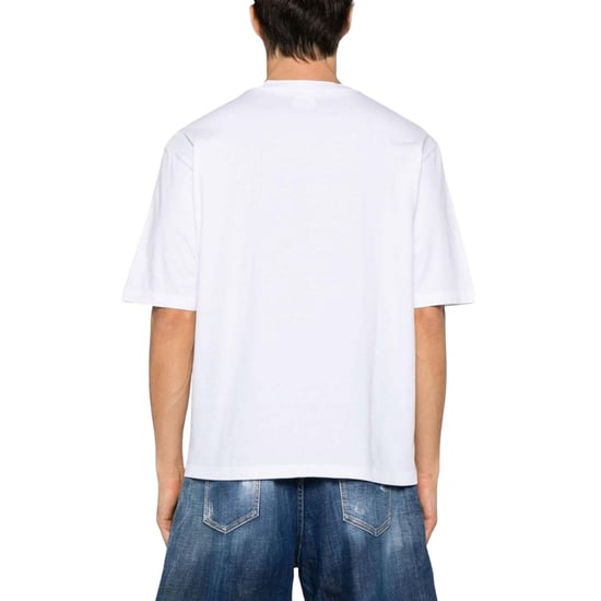 Camiseta Blanca Con Logotipo Llamativo De Dsquared2 - Image 4