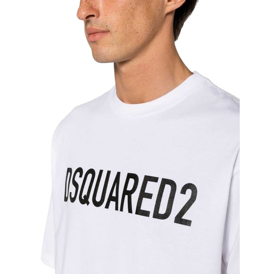 Camiseta Blanca Con Logotipo Llamativo De Dsquared2 - Image 5