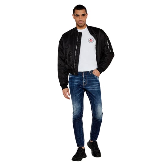 Camiseta Blanca Con Logotipo Pequeño De Arce De Dsquared2 - Image 6