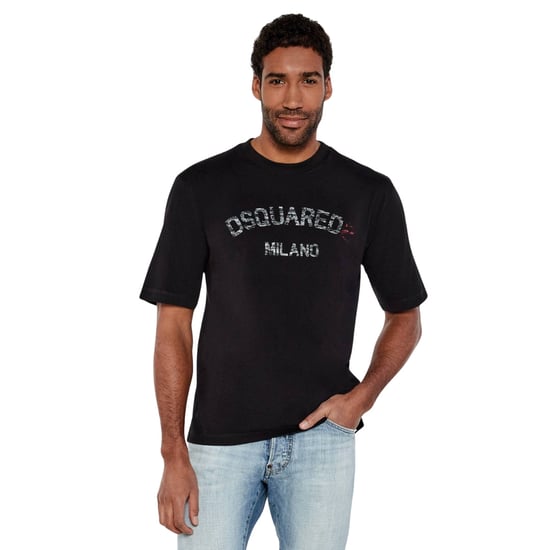 Camiseta Negra Con El Logotipo De Dsquared2 Milano - Image 3