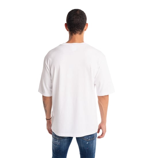 Camiseta Blanca Dsquared2 Bloody Sweat Tears - Image 3