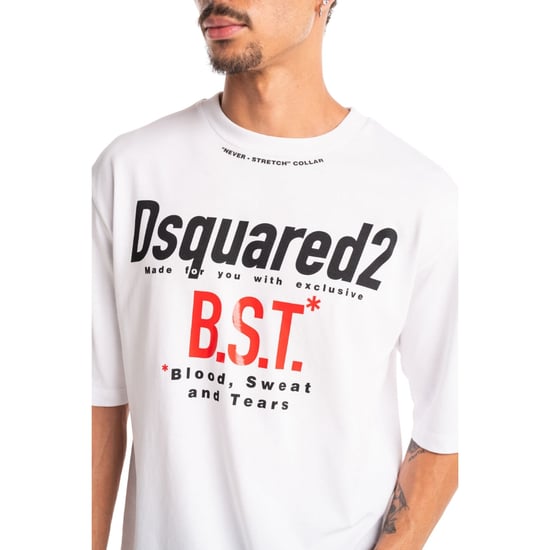 Camiseta Blanca Dsquared2 Bloody Sweat Tears - Image 4
