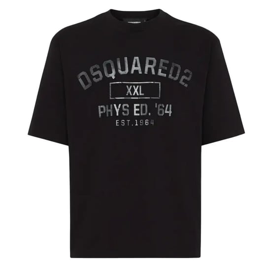 Camiseta Negra Con El Logotipo De Educación Física De Dsquared2 - Image 1