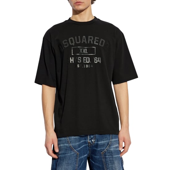 Camiseta Negra Con El Logotipo De Educación Física De Dsquared2 - Image 3